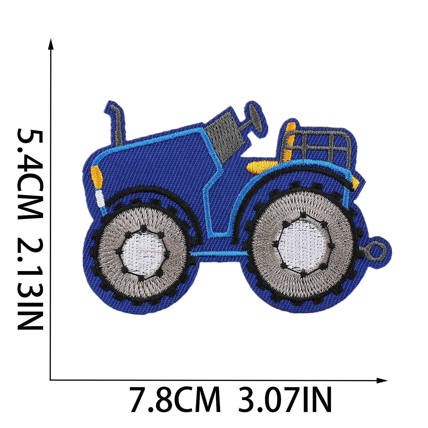 1pc Iron On Transportation Stickers Cartoon Vehicles Truck Patches for Kids Boys Clothing Bags Shoes Repair Sewing Stripe Badge