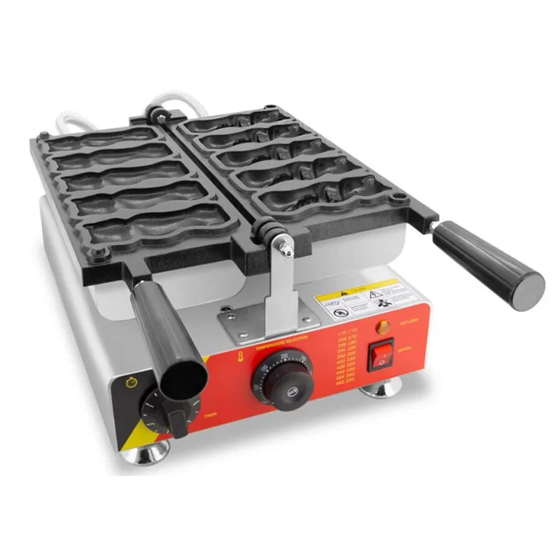 لطيف القط اصطياد الأسماك على شكل آلة صنع الوافل بنجيوبانغ وجبة خفيفة التجارية القط المعانقة الأسماك Taiyaki آلة طعام الشارع