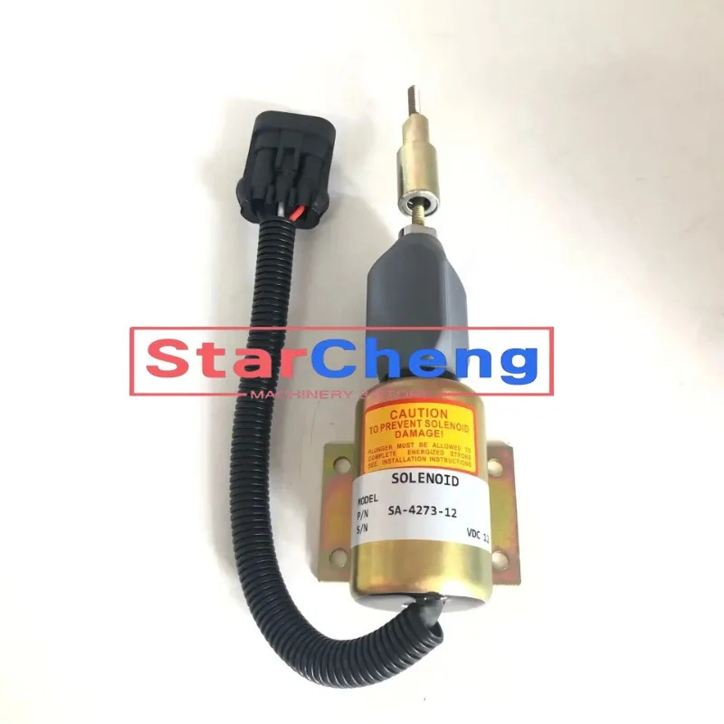 

for Ford 7.8 Diesel Engine Heavy Truck New Holland Tractor SA-4273-12 2003ES-12E6UC4B5S2 Stop Solenoid 12V Excavator Parts