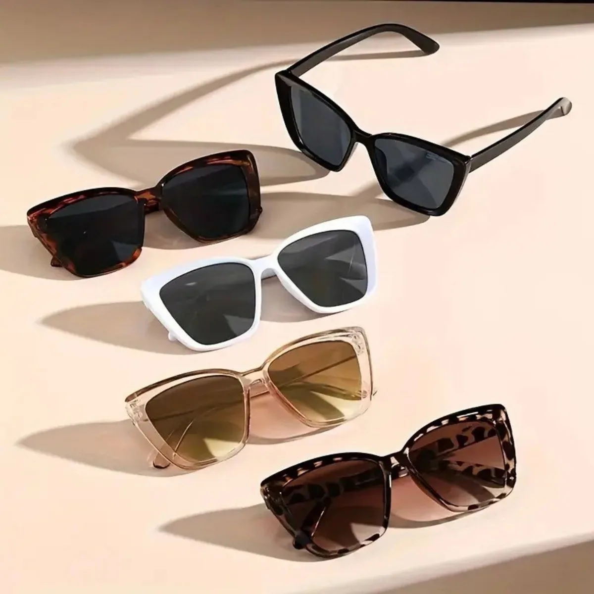 

retro cat eye sunglasses for women uv400 protection multi color frame trendy lightweight fashion party driving