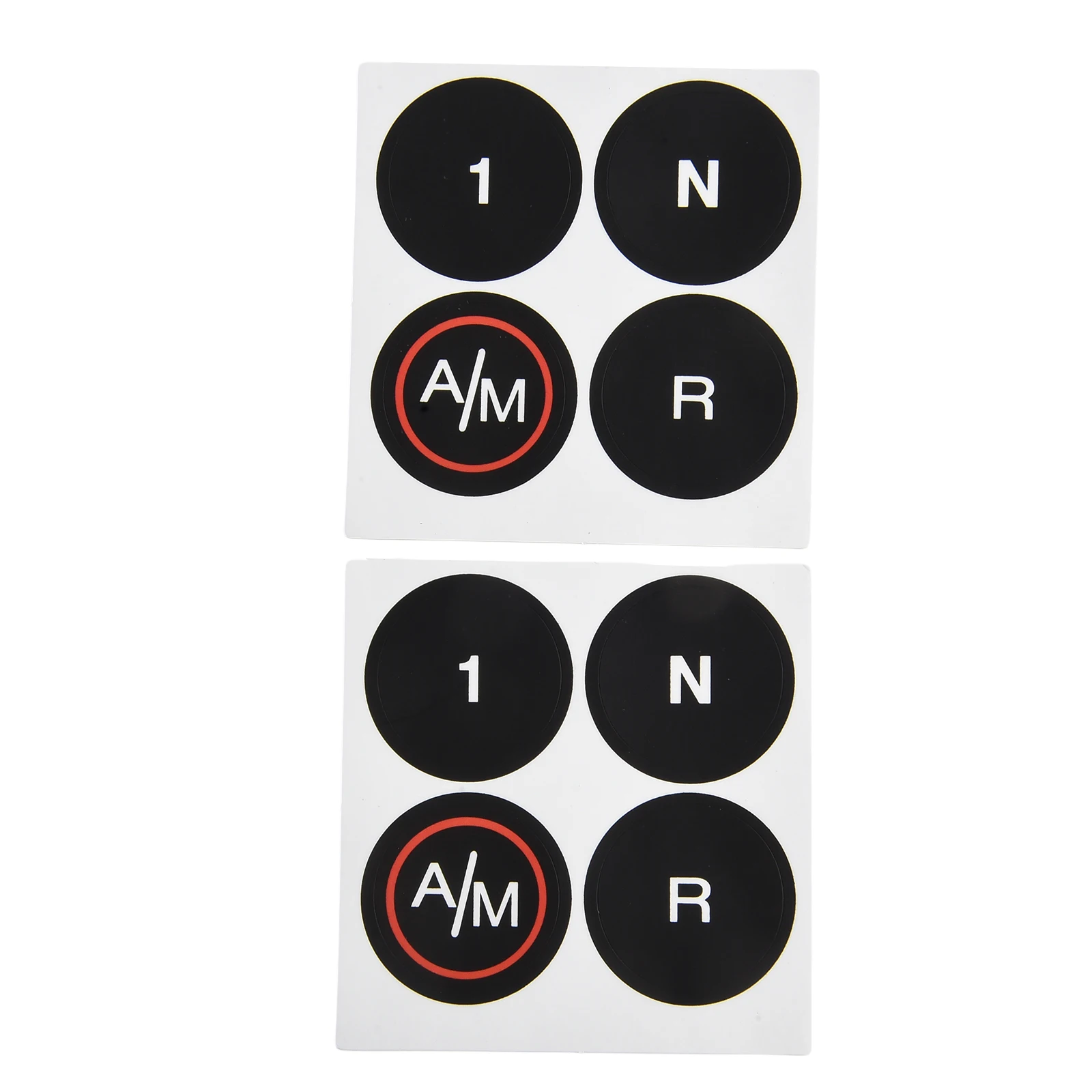 ديكور السيارات MTA علبة التروس الشارات التحكم خلية الشارات عالية الجودة الفينيل زر ملصقات البالية زر إصلاح وضوح عالية