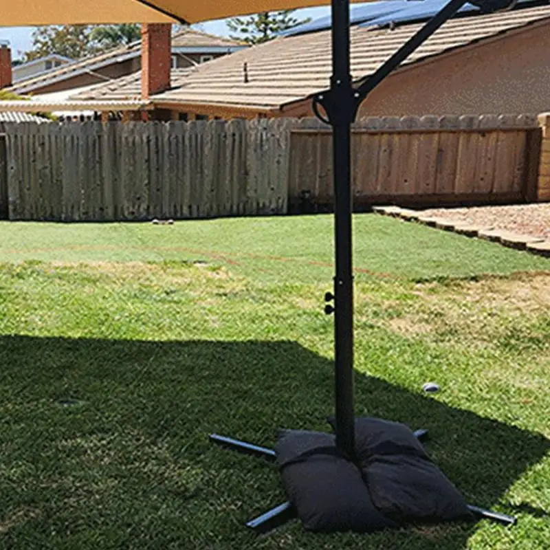 Saco de arena para tienda de campaña, bolsa de arena recargable de 2 piezas, a prueba de viento, para Patio, piscina y jardín