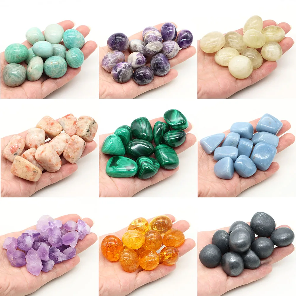 Natural Tumbled Stones Bulk Ore Gravel Healing Crystals Quartz Energy Gemstone Specimen Mineral Tank Aquarium Garden Home Decor