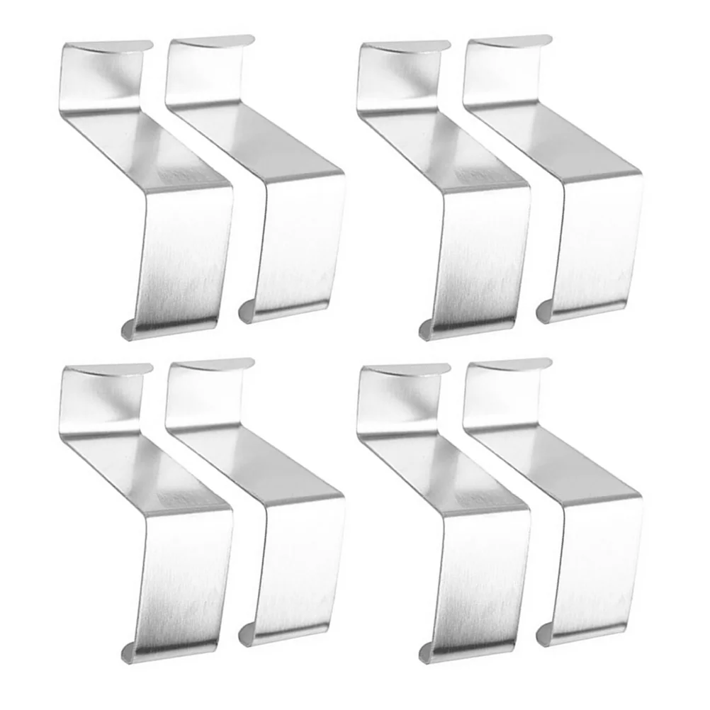 

Stainless Steel Clothing Hooks Over The Door Hanger Storage Towel Hat Key Holder Heavy Duty Durable Space Saving Easy Install