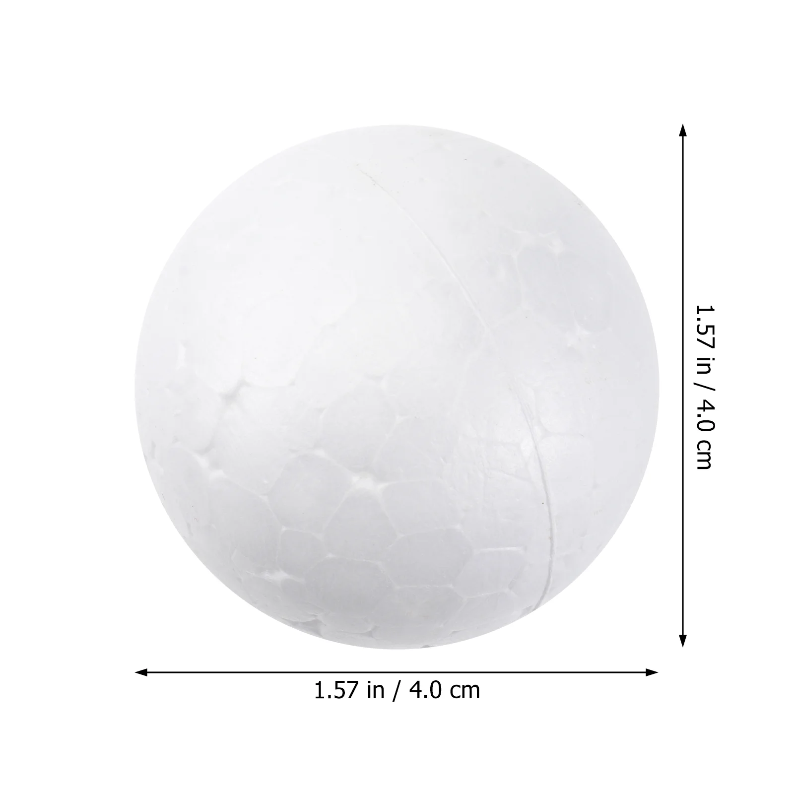 공예용 솔리드 볼 어린이 폼 비즈, 폴리스티렌, 골판지 콘, 10 개