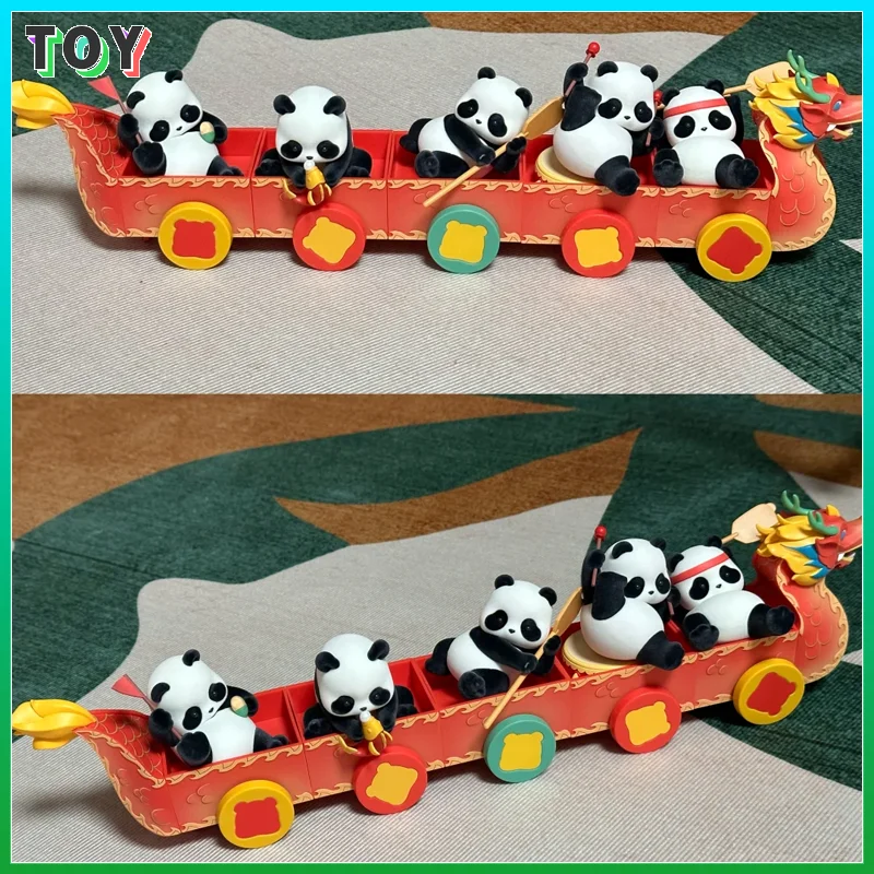

52toys panda roll dragon boat racing series blind box mystery box Caixa Caja dolls gift anime action figure toys
