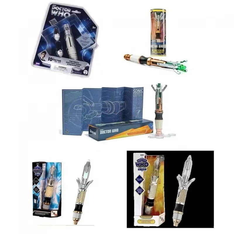 Vendita calda Doctor Who Sonic Cacciavite Giocattolo 10th 12th 14th Generations Film Con Luce Cosplay Estensibile Compleanno Giocattolo Regalo Fresco