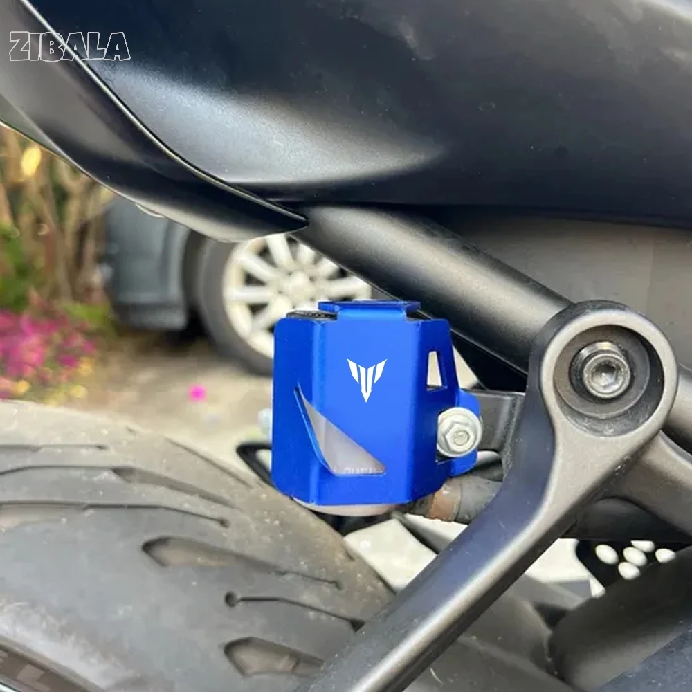 Für Yamaha MT01 MT03 MT07 MT09 MT10 MT-07 MT 09 03 10 2013-2026 Motorrad Hinterrad-Bremsflüssigkeitsbehälter-Deckel Schutzabdeckung