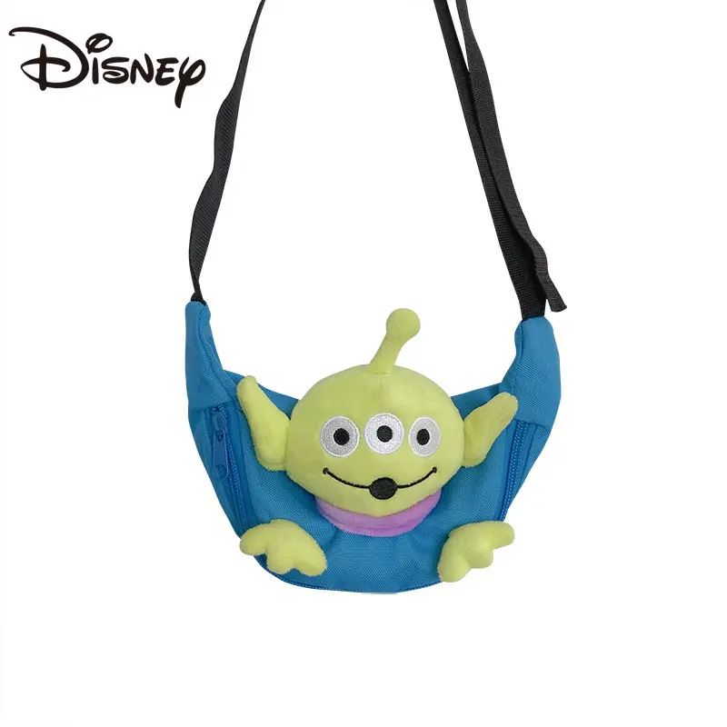 MINISO Disney Cute Three Eyed Baby Mobile Bag women\'s New Cartoon Doll girl\'s Chest Bag Personality marsupio Zero Wallet