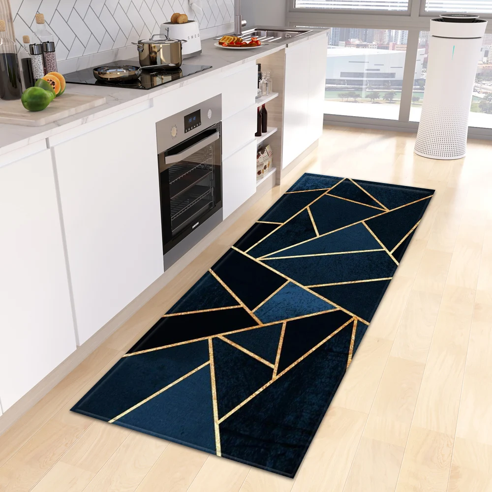 Nordic Kitchen Mat Home Entrance Doormat Living Room Bedroom Balcony Floor Decor Carpet Bathroom Hallway Door Anti-Slip Foot Rug