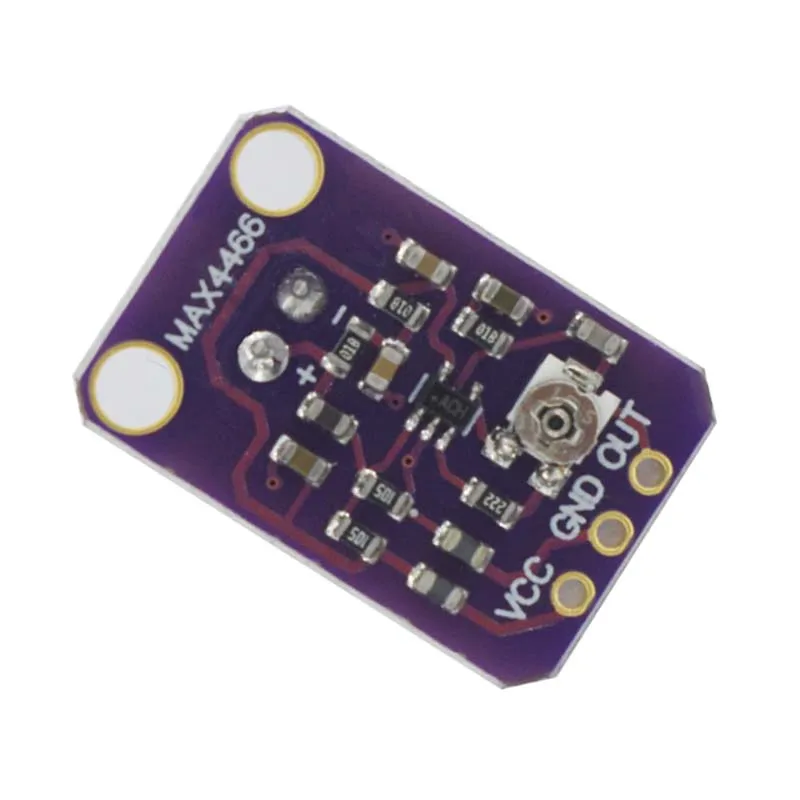 MAX9814 Microphone AGC Amplifier Board Sound sensor Module Auto Gain Control Attack for Arduino MAX4466 PCB Board Diy Kit image 4