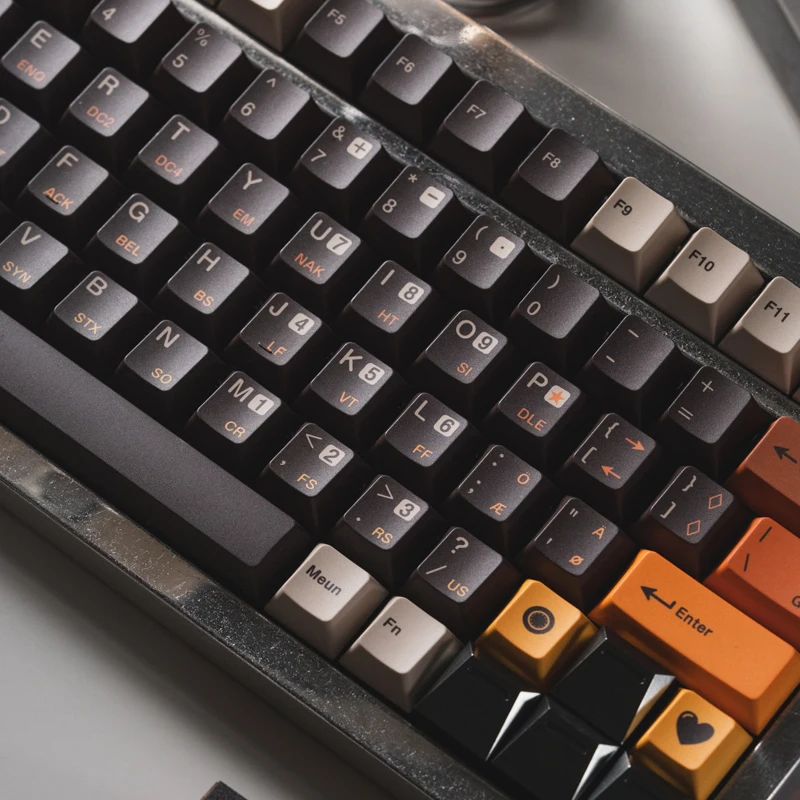 FBB Keycaps 800 ريترو ستايل PBT التسامي الحراري مخصص لوحة المفاتيح الميكانيكية Keycap لملحقات الكمبيوتر سمك 1.7 مللي متر