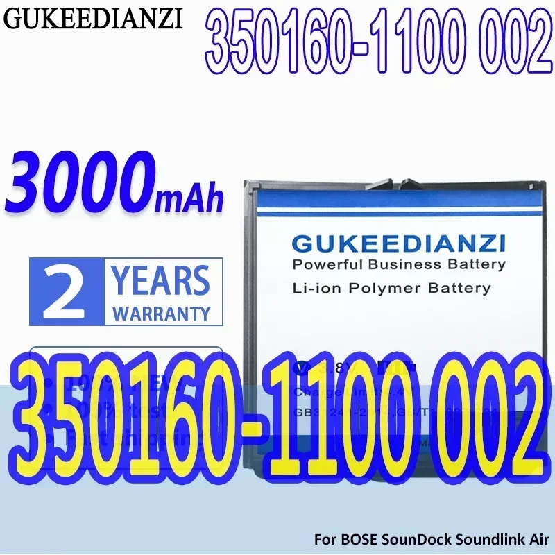 

For Bose Soundock Soundlink Air Safe Bluetooth Speaker Battery 3000mAh 350160-1100 002 300770-001