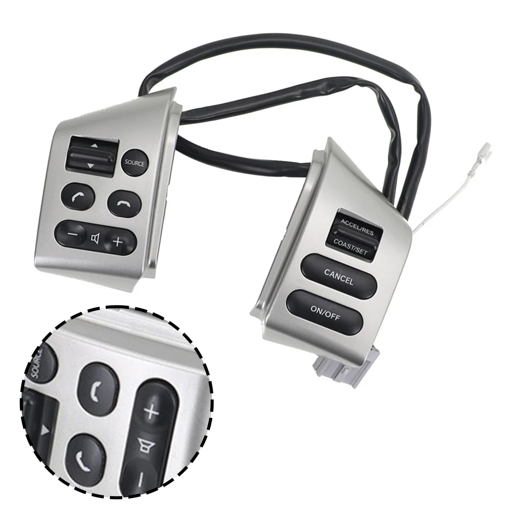 Steering Wheel Cruise Control Button Switch AJ-NISSAN-003 For Nissan Sylphy -Tiida 2005-2019 ABS Auto Interior Part