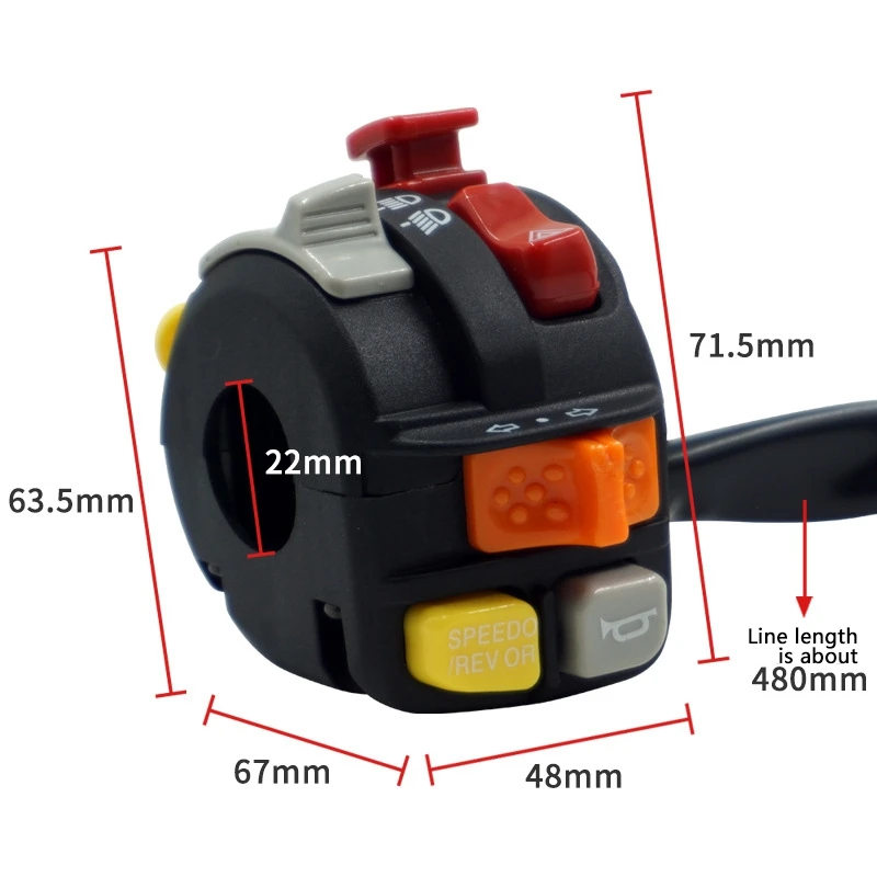 Stable-ATV Left Handle Switch Handlebar Switch Suitable For Polaris 500 850 Forest 570 Forest/Quad 330 550 850 1000 4012435