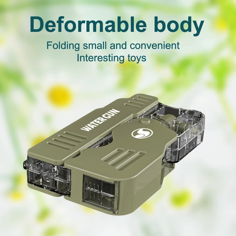 Summer Water Gun Water Beach Toy Creative Folding Water Gun Children Water Gun Toy Outdoor Mini Water Spray Gun Toys Gifts