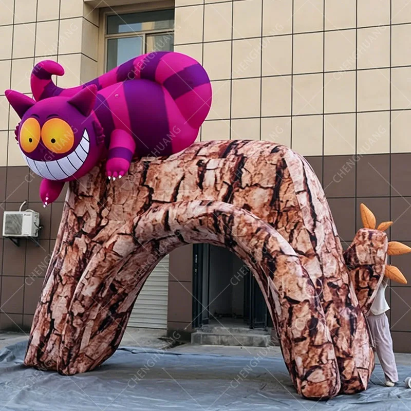 Giant Inflatable Alice In Wonderland Arch, Advertising Decor for Theme Party, Mall, Amusement Park & Outdoor Performance Events