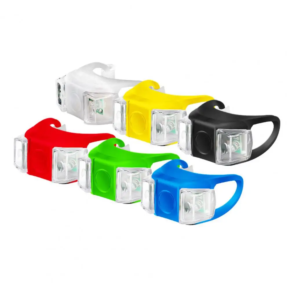 Children Scooters Frog Light Waterproof Mountain Bike Tail Lights LED Headlight Silicone LED Bicycle Front Rear Safety Lamp