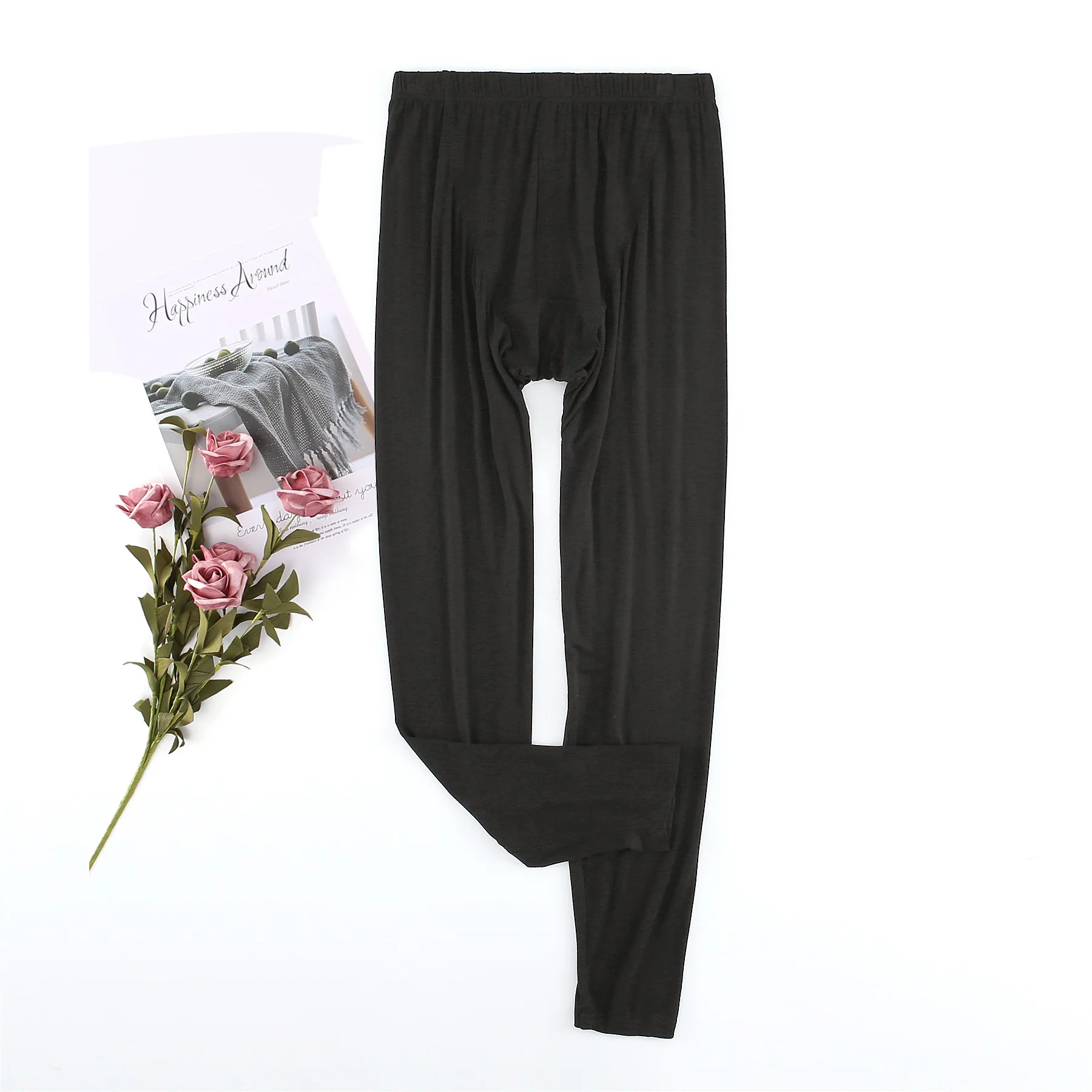 الرجال الخريف عرق السراويل مع بطانة حجم كبير فضفاضة تناسب منتصف العمر وكبار السن الحرارية سراويل منزلية غير رسمية بنطلون بيجاما