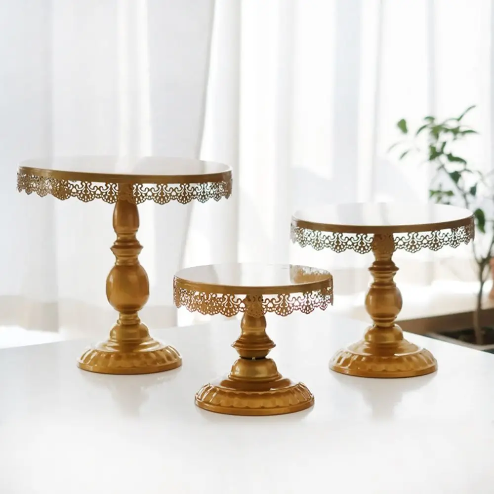 Shelf European Style Cake Stands Vintage Ornaments Dessert Display Rack Round S M L Pastries Plates Afternoon Tea