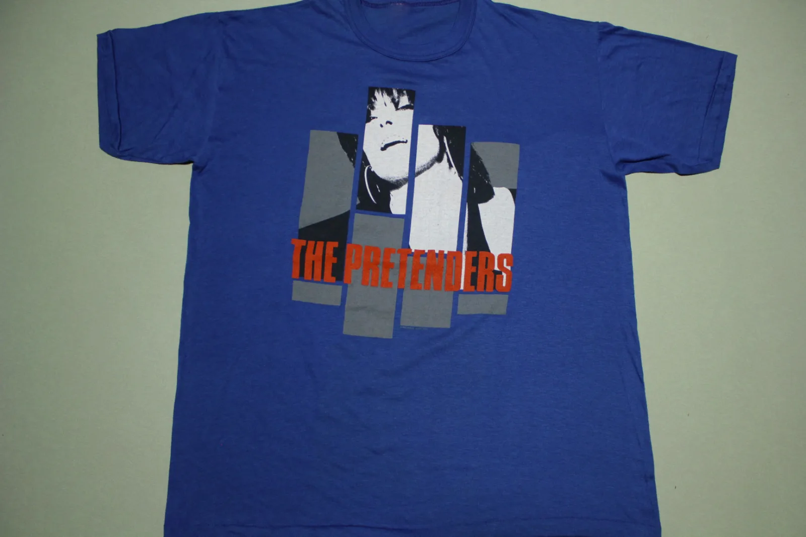 THE PRETENDERS World Tour 1986 T Shirt Cotton Blue S to 5XL BE1669