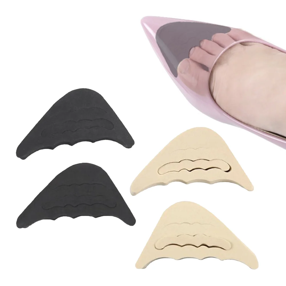 2 Pairs Pad for Women Sneakers High Heel Shoe Womens Slip on Toe Plug Forefoot Insole