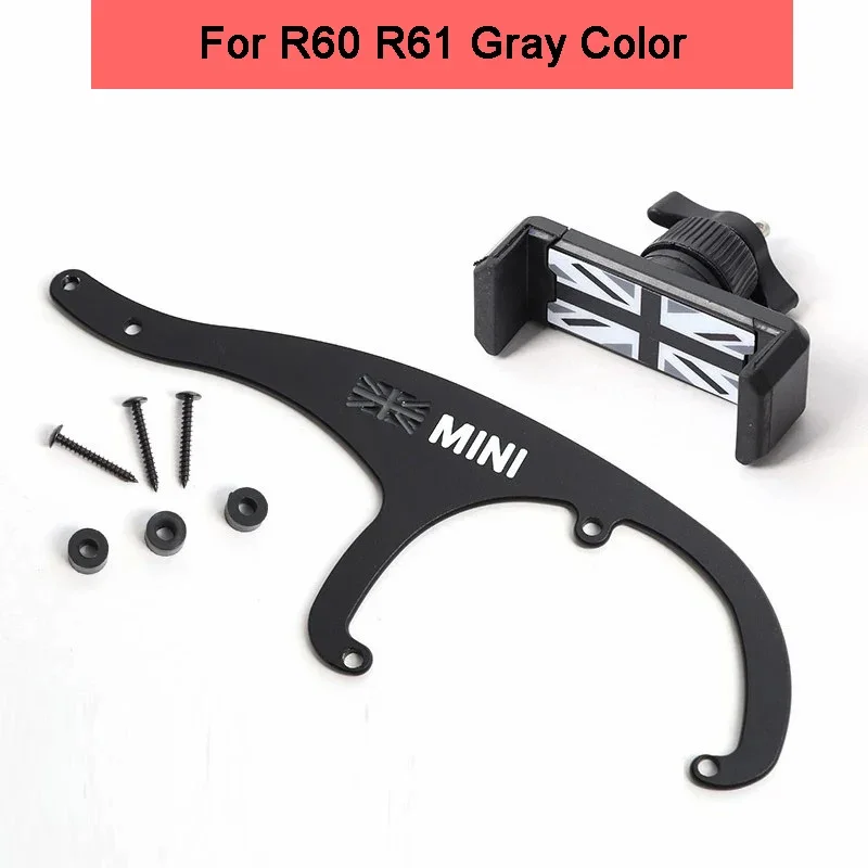 Central Control Dashboard GPS Stand Bracket Car Mobile Phone Holder For BMW Mini Cooper R55 R56 R57 R60 R61 Interior Accesorie