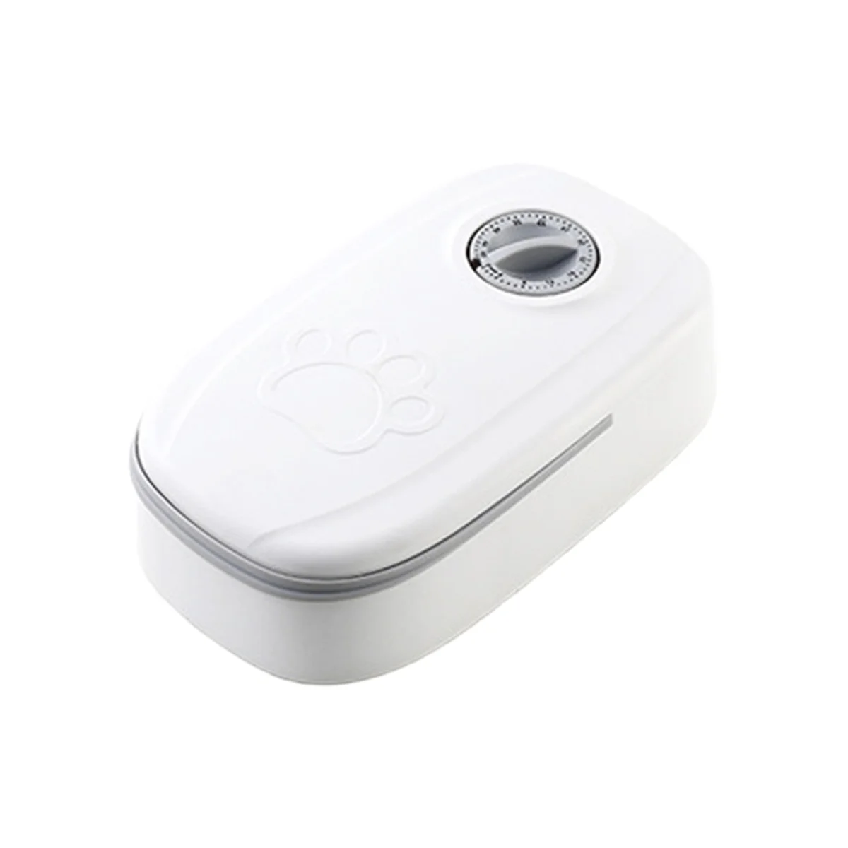 AB51 Pet Automatic Timing Feeder with Timer Auto Dog Dry Food Dispenser Cat Food Dispenser Timed Cat Feeder for Cat Dogs Grey