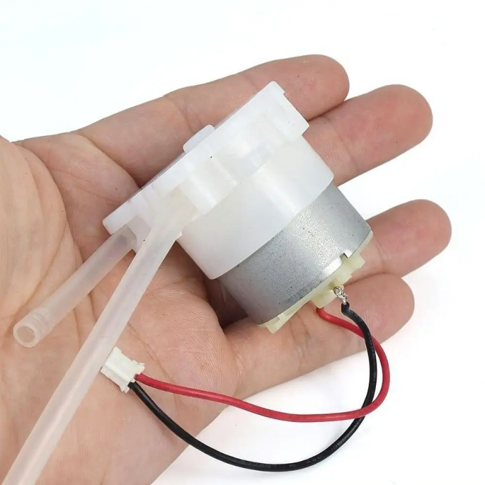 Miniature Peristaltic Pump DC 5V Brush Motor Small Quantitative Self Priming Liquid Delivery Lab Tool