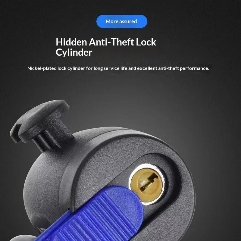 Electric Bicycle Lock Soft Lock Single Bike Password Anti-Theft Key Lock Road Mountain Bike Steel Cable Wire 105MM China
