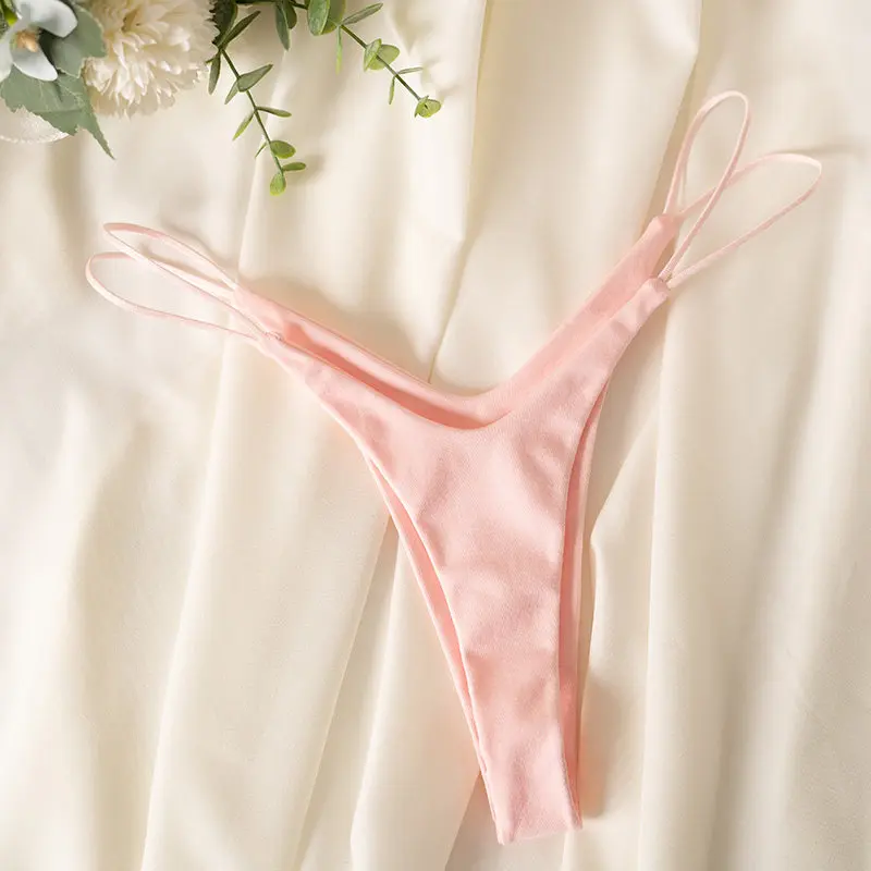 Baumwoll-G-String-Tanga für Damen, sexy Slips, T-Back-Unterwäsche, niedrige Taille, nahtlose Damenunterwäsche, Größe S-XL