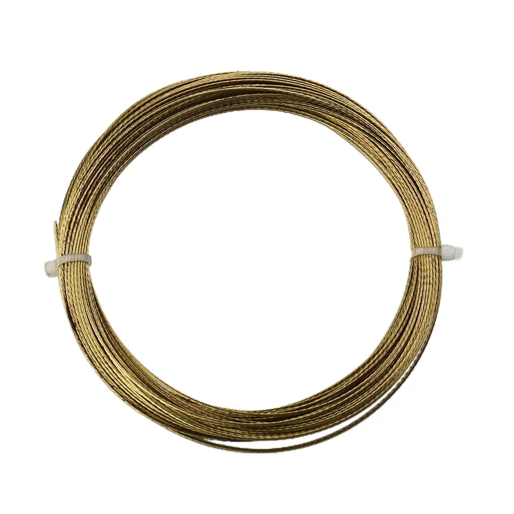Braiding Windshield Cutting Steel Wire Rope Removal Wire 0.8mm 22m Cut Out For Glass Cutting Gold Roll Durable
