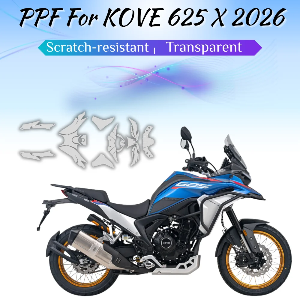 For KOVE 625X 2026 PPF TPU Full Body Protective Film, Scratch Resistant Paint Protection Kit with Installation Tool