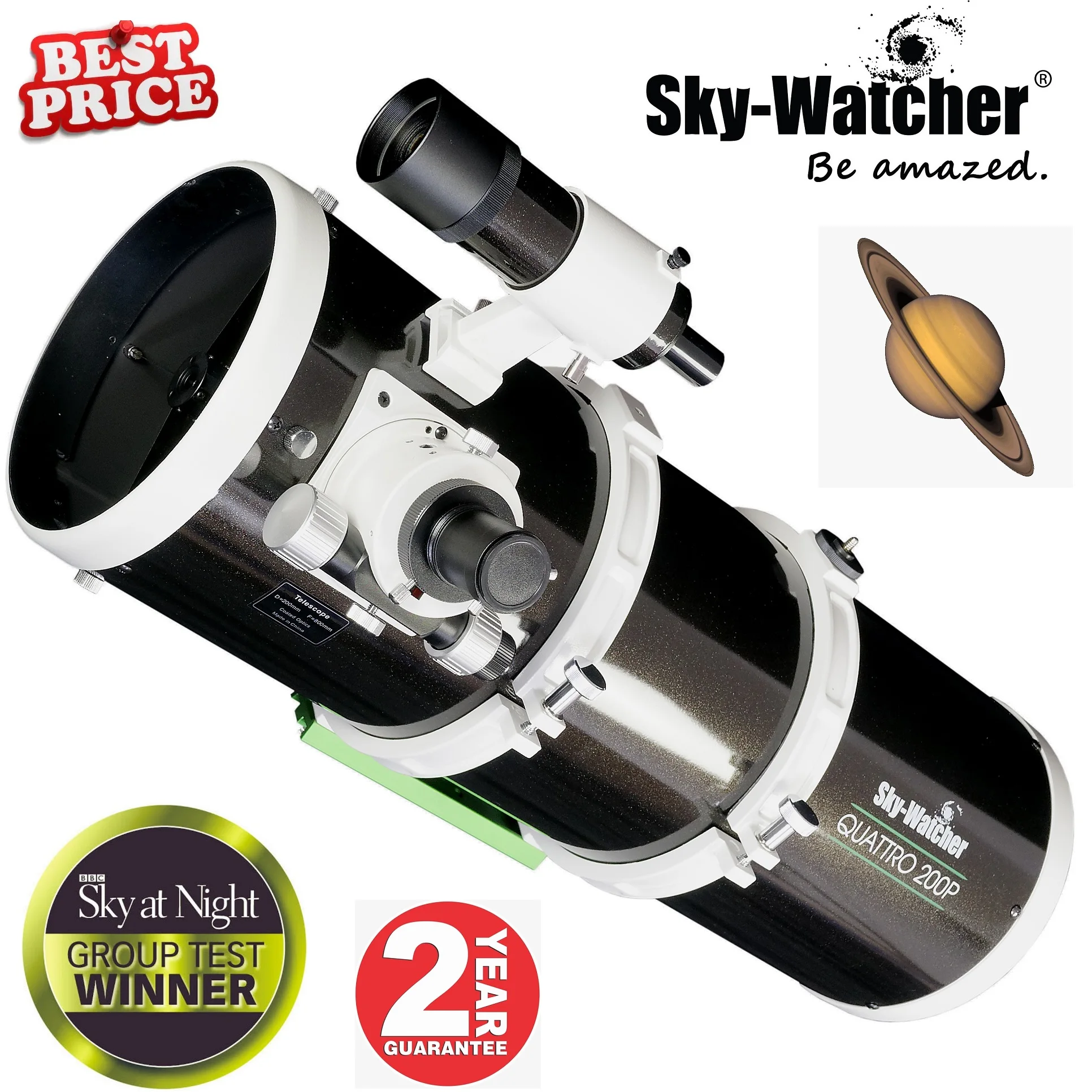 

Sky-Watcher Quattro 200P 8S F4 Dual Speed Imaging Newtonian Telescopio OTA Primary Mirror #S11210