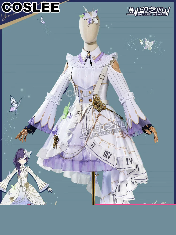 Coslee Project Sekai Asahina Mafuyu Cosplay Kostuum Pjsk 3e Verjaardag Mooie Lolita Jurk Uniform Vrouwen Halloween Feest Outfi