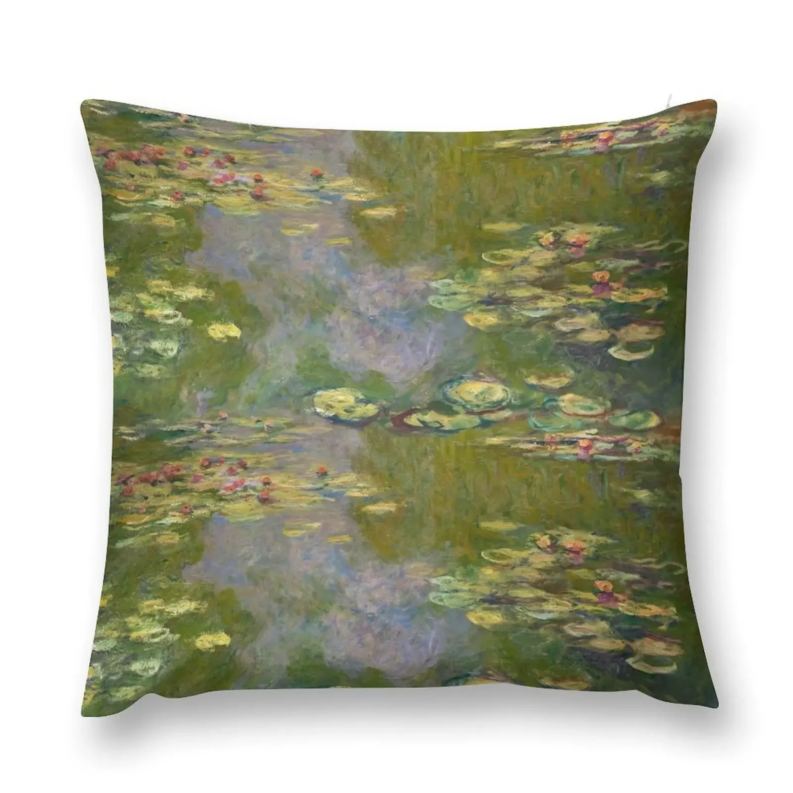 Monet, Water Lilies Throw Pillow Christmas Covers For Cushions Pillow Cover pillow