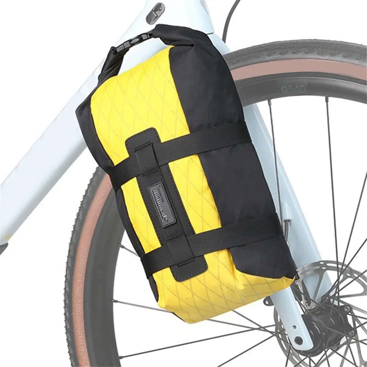 ABJV Rhinowalk BikeFront شوكة حقيبة الإفراج السريع مقاوم للماء ل الطريق الحصى دراجة Bikepacking الدراجات حقيبة التخزين دعم ما يصل 15 كجم ، #4