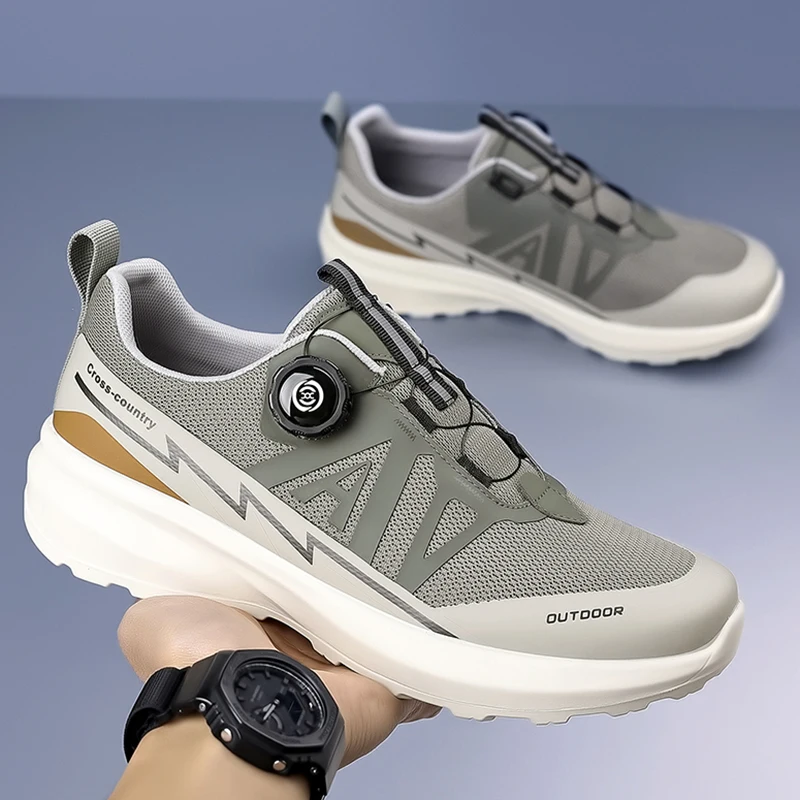 

2026 Summer Mesh Shoes Men Running Anti Slip Sports Shoes Male Outdoor Comfort Casual Running Shoes Fashion Walking Sneakers