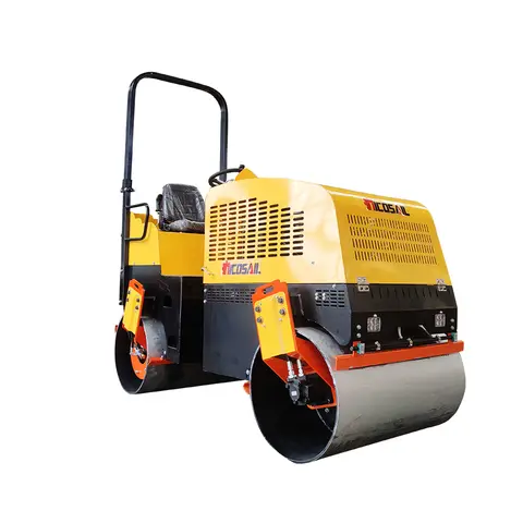 Customized walking type 1 ton to 10 ton compactor, vibrating track type asphalt single and double drum compactor