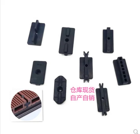 

200Pcs Composite Deck Clip Invisible Hidden Fixings Plastic T WPC Outdoor Floor