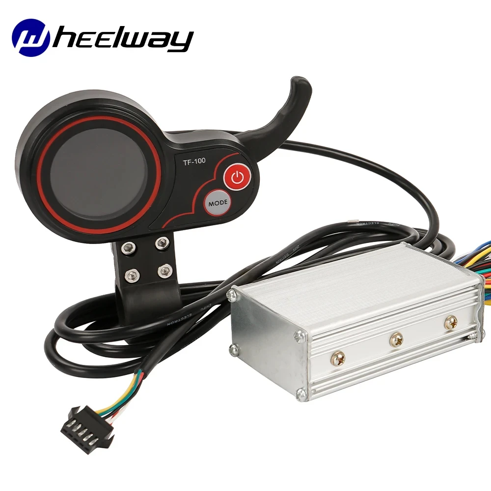 Electric Bicycle and Scooter Sine Wave Controller, Ebike Controller, LCD Display Set, 5 Pin Plug, 36V, 48V, 350W, 500W