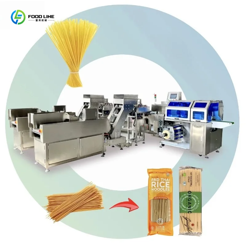 Customized automatic dry noodle packaging machine precise weighing type for long stick noodle spaghetti packing