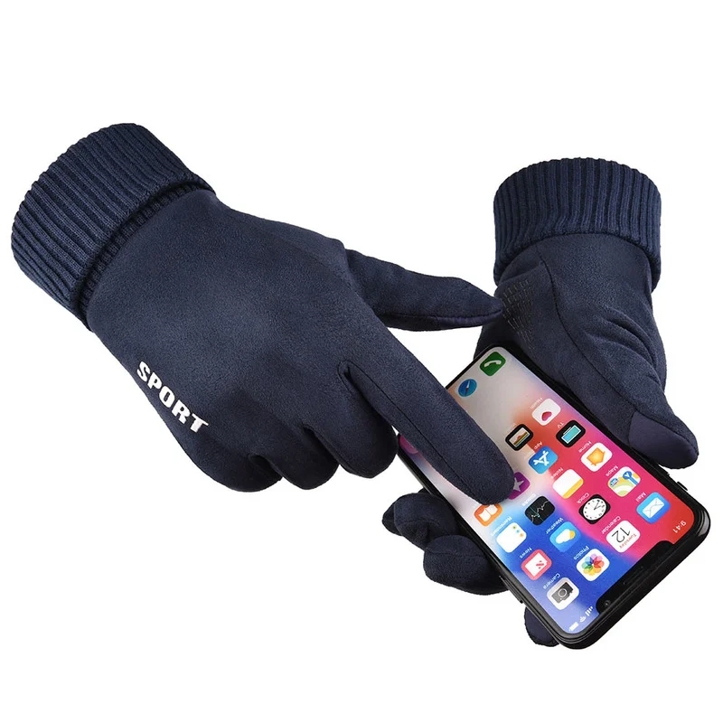 Guantes cálidos de invierno para nieve, esquí, Snowboard, motociclismo, guantes de gimnasio de invierno, guantes con pantalla táctil para hombres y