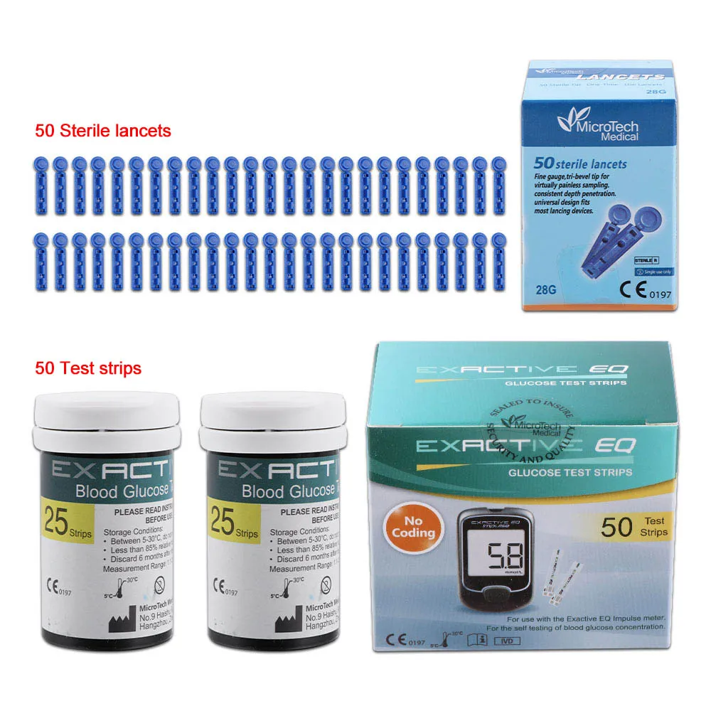 Medical Glucose Test Strips Blood Glucose Meter Strips Measurement of Diabetes Accessories Glucometro Glucometer Glucomemeters