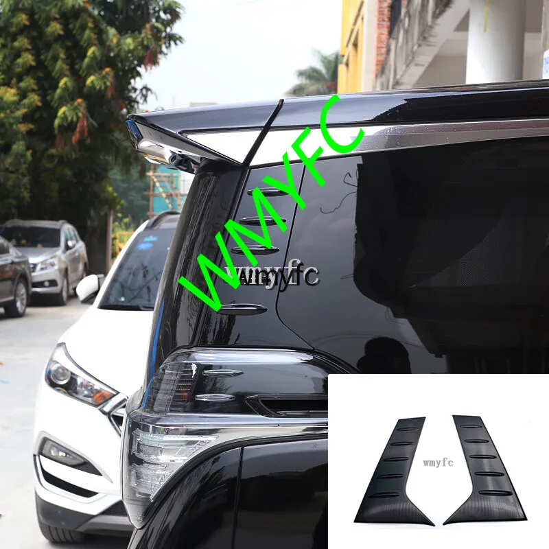 

Car Accessories ABS Glossy Black Rear Window pillar Cover trim For Toyota Alphard Vellfire 3rd Generation 2016-2020