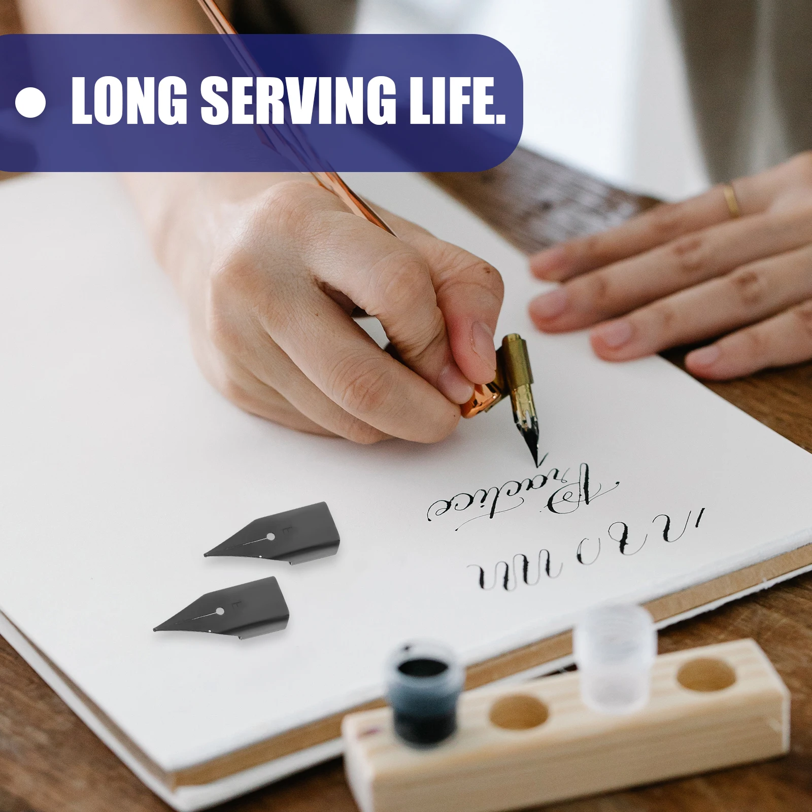 

10 шт., наконечники для перьевых ручек, гладкие письменные сменные наконечники для каллиграфии для подписи, инструменты для практики рисования, аксессуары для ручек