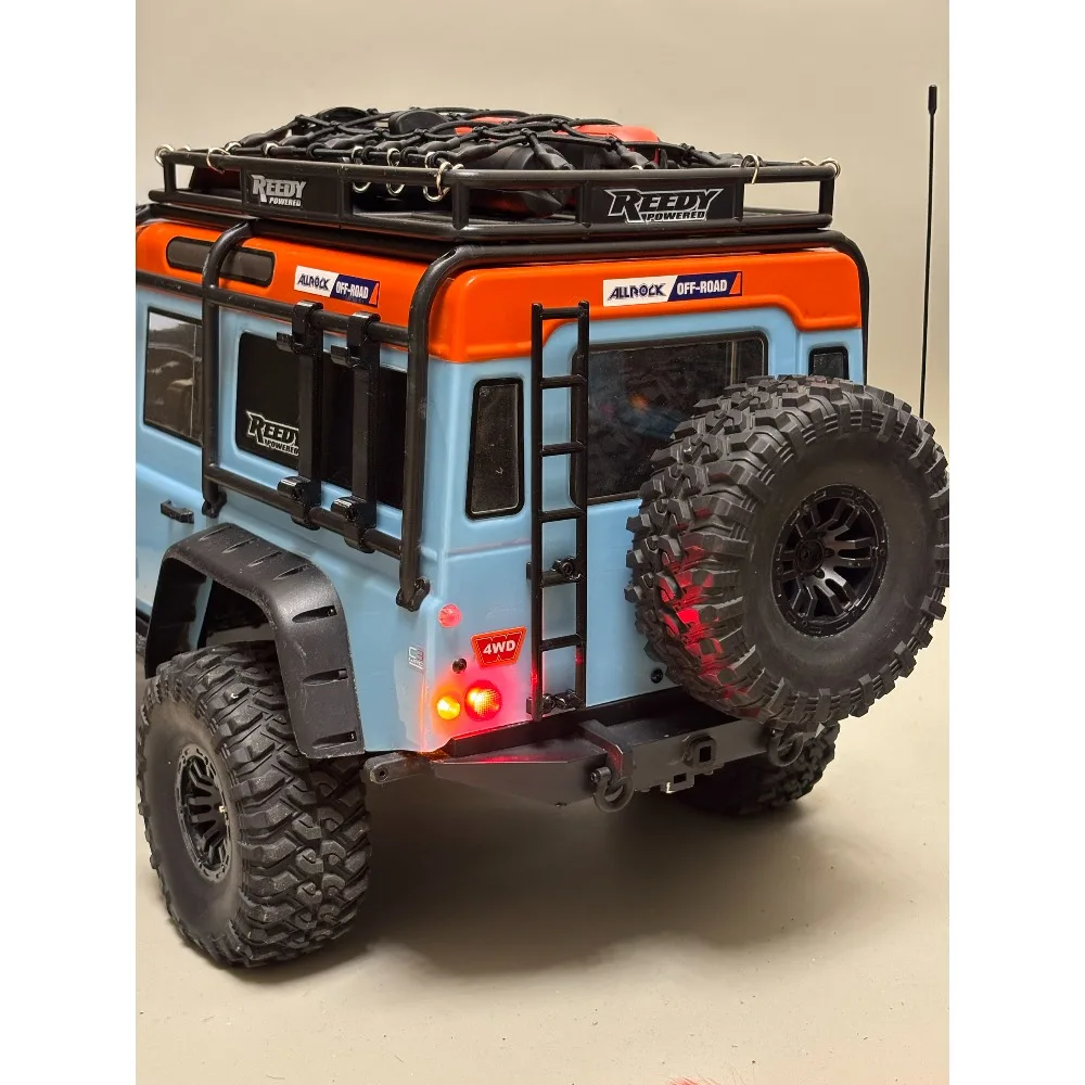 RC Crawler Upgrade Parts Custom Decor Kit For MJX H8H Rear Ladder Side Hook Spare Tire Bracket RC Model Modified Accessories