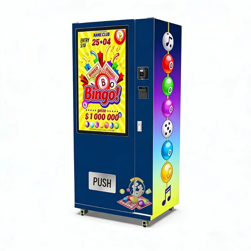 Lottery Vending Machine 24 Types Lottery Cards Optional Large Capacity Touchless Self Service Lotto Dispenser Customized