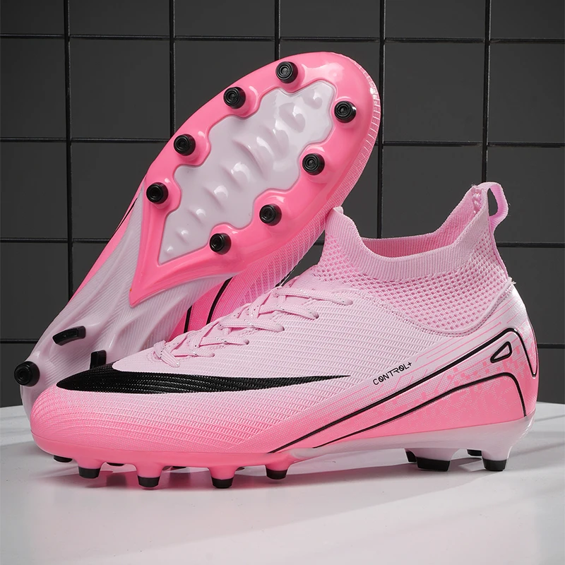 

Men Society Soccer Shoes Cleats Grass Training Male Training Indoor Football Field Boots Non Slip Unisex Kids Sneakers