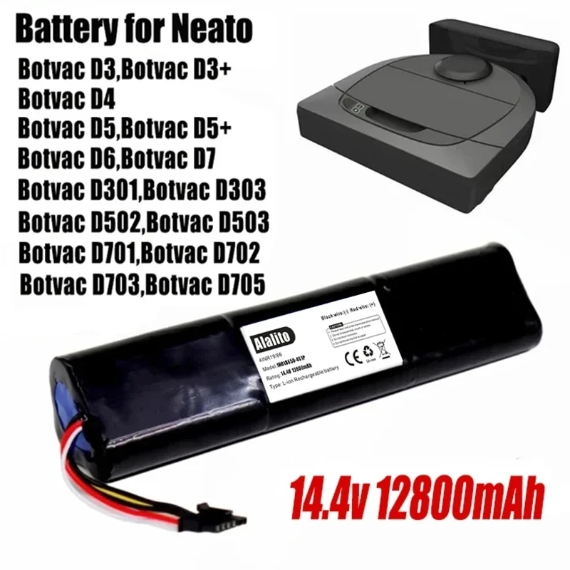 

Substituto da bateria do vácuo para robótico, D3, D4, D5, D6, D7, 205-0011, 14.4V, 61WH, 5200mAh